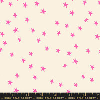 Ruby Star Society - Starry by Alexia Abegg - Blenders Star Nature Novelty Fun Playful Background - Neon Pink #RS4109 36