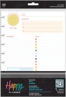 The Happy Planner - Me and My Big Ideas - Classic Filler Paper - Super Happy (Dashboard)