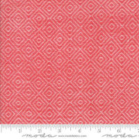 Moda Fabric - Wovens - Bonnie & Camille - Diamond Red #12405 17 - BOLT END 45cm