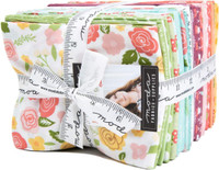 Moda Fabric Precuts Fat Quarter Bundle - Lollipop Garden by Lella Boutique (32 pcs)