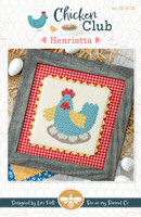 It's Sew Emma - Cross Stitch Pattern - Chicken Club - Pattern of the Month 12 - Henrietta