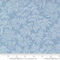 Moda Fabric - Nantucket Summer - Camille Roskelley - Sconset Landscape Nature - Light Blue #55261 24 - BOLT END 70cm 