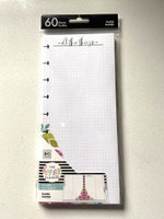 The Happy Planner - Me and My Big Ideas - Classic Refill Note Paper - Half Sheet - Happy Hostess (Dot Grid)