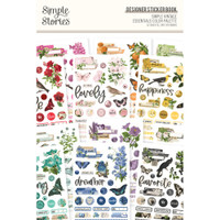 Simple Stories - A5 Sticker Book - Simple Vintage Essentials Sticker Book - Designer