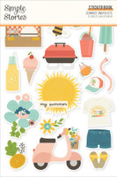 Simple Stories - A5 Sticker Book - Summer Snapshots Sticker Book