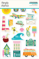 Simple Stories - A5 Sticker Book - Just Beachy Sticker Book
