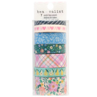 American Crafts - Poppy And Pear Washi Tape - Set of 7