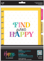 The Happy Planner - Me and My Big Ideas - Classic Extension Pack - Happy Brights - Household Essentials (Undated)