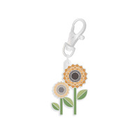 Riley Blake Designs - Lori Holt of Bee in my Bonnet - Enamel Happy Charm - Autumn - Sunflower