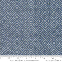 Moda Fabric - Wovens - Bonnie & Camille - Diamond Navy #12405 33 - BOLT END 26cm