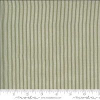 Moda Fabric - Folktale - Lella Boutique - Skinny Stripes Olive #5125 15 - BOLT END 55cm
