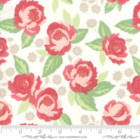 Moda Fabric - Bloomington - Lella Boutique - Eggshell #5110 11 - BOLT END 14cm