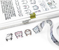 TheCoffeeMonsterzCo - Washi Tape - Classic Animal Onesies 2.0 (Matte Purple Foil)