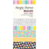 Simple Stories - Crafty Things Washi Tape - Set of 5
