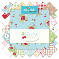 Riley Blake Fabric Layer Cake - Sew Cherry 2 by Lori Holt