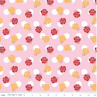 Riley Blake Fabric - Sew Cherry 2 - Lori Holt - Pink #C5801