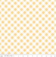 Riley Blake Fabric - Sew Cherry 2 - Lori Holt - Yellow #C5808