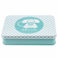 Cute Sewing Tin - Lori Holt of Bee in my Bonnet - Aqua