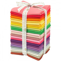 Robert Kaufman Fabric Precuts - Fat Quarter Bundle - Kona Solids - Rita Hodge Designer Palette