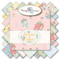 Riley Blake Fabric - Bunnies and Cream by Lauren Nash Collection - Fat Quarter Bundle
