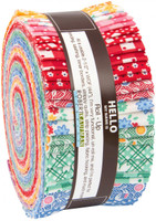 Robert Kaufman Fabric Precuts - Jelly Roll - Penny's Pets by Darlene Zimmerman Collection