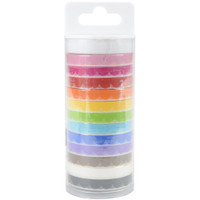 Washi Tape Pack - Doodlebug - Set of 12 - Scallop - Rainbow