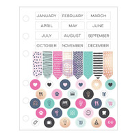 My Prima Planner - Cardstock Stickers - In the Moment - Months, Arrows & Icons