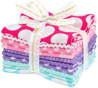 Robert Kaufman Fabric - Fat Quarter Bundle - Spot On Pastel Colorstory