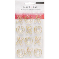 Crate Paper - Heart Day Shaped Paper Clips - Set of 12