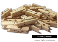 Small Wooden Pegs - Natural