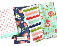 Moda Fabric - The Good Life -  Bonnie & Camille - Set Of 4 Towels 