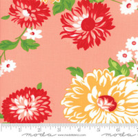   Moda Fabric - The Good Life - Bonnie & Camille - Coral Floral #55150 13