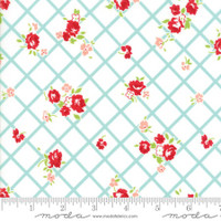    Moda Fabric - The Good Life - Bonnie & Camille  Cream Aqua 55153 12