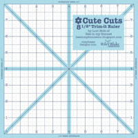 Riley Bake Designs - Lori Holt of Bee in My Bonnet - Trim It Ruler Square 8.5in 