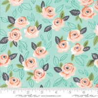  Moda Fabric - Sugar Pie - Lella Boutique - Aqua #5040 15