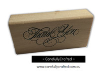 Wooden Stamp - Thank You #WS1