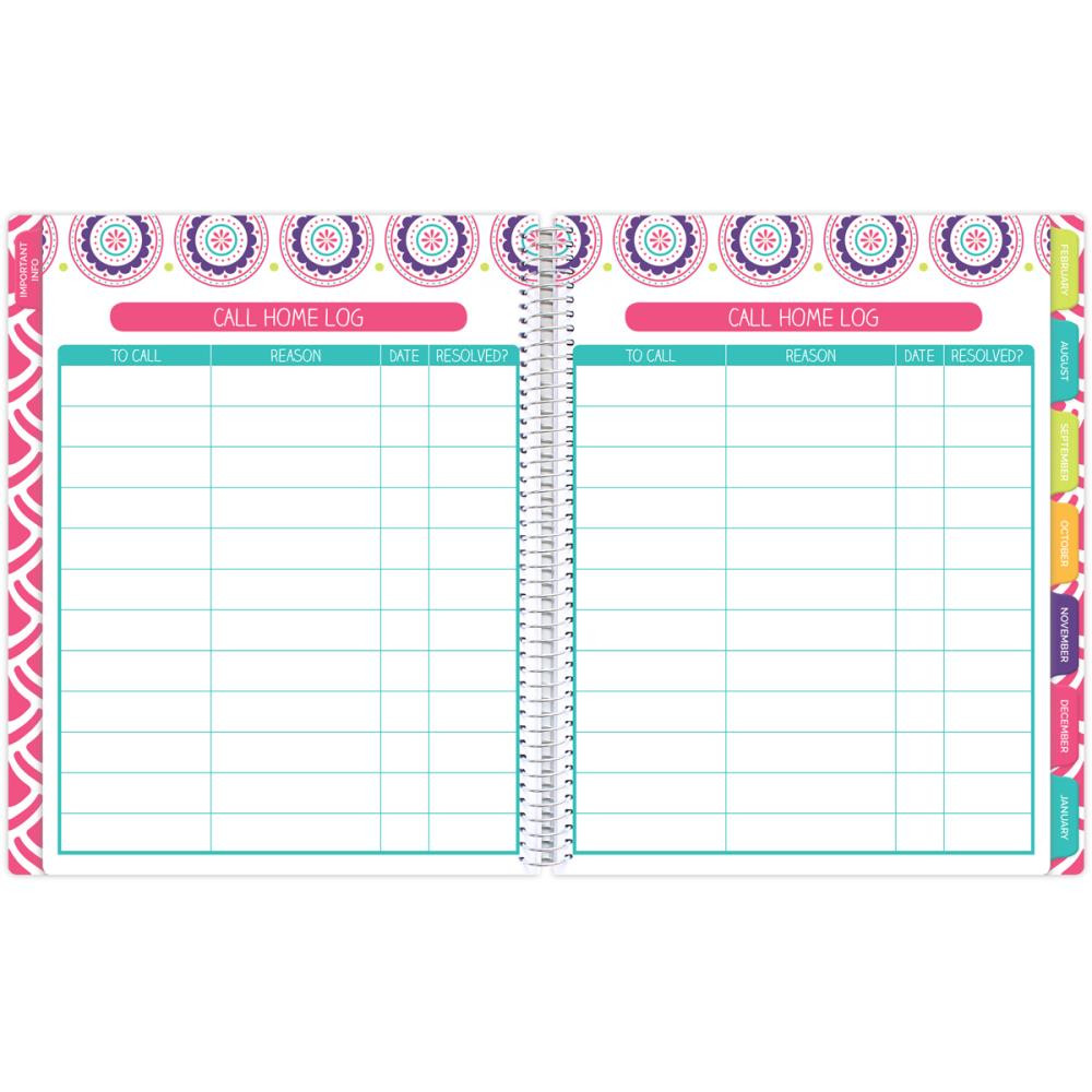 bloom daily planners undated teacher planner medallions teacher daily planners