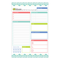 Bloom Daily Planners - Daily Planning System Pad 6" x 9"