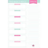 Bloom Daily Planners - Meal Planning Pad  6" x 9"