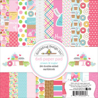 Doodlebug Double-Sided Paper Pad 6" x 6" - Cream & Sugar