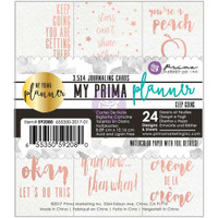 My Prima Planner - Journaling Cards - Keep Going Foil Quotes 