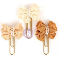 Prima Marketing - My Prima Planner Clips - Sweet Toffee