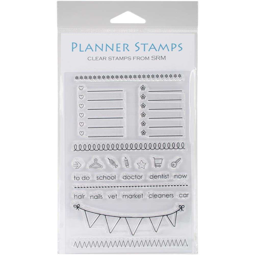 SRM Press SRM Planner Clear Stamps Planner Banner CarefullyCrafted