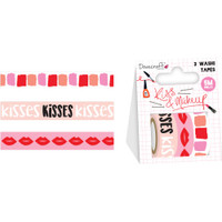 Dovecraft - Kiss & Make Up - Washi Tapes - Set of 3
