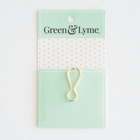 Green and Lyme - Exclamation Paper Clip