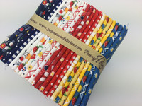 Penny Rose Fabrics - Fat Quarter Bundle - Gingham Girls by Amy Smart Collection