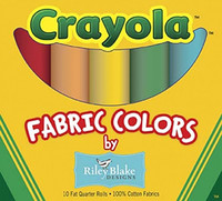 Riley Blake Fabric - Crayola Fat Quarter Box 