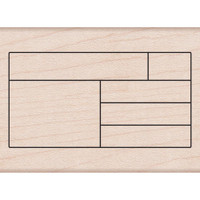 Hero Arts - Mounted Rubber Stamp 2.75" x 2"- Box Grid Planner