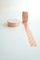 Simply Gilded - Washi Tape - Coral & Gold Foil Branches
