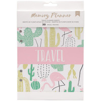 American Crafts - Memory Planner Inserts - Travel